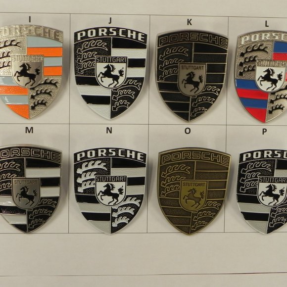 PORSCHE custom livery hood crests - Picture 3 of 9